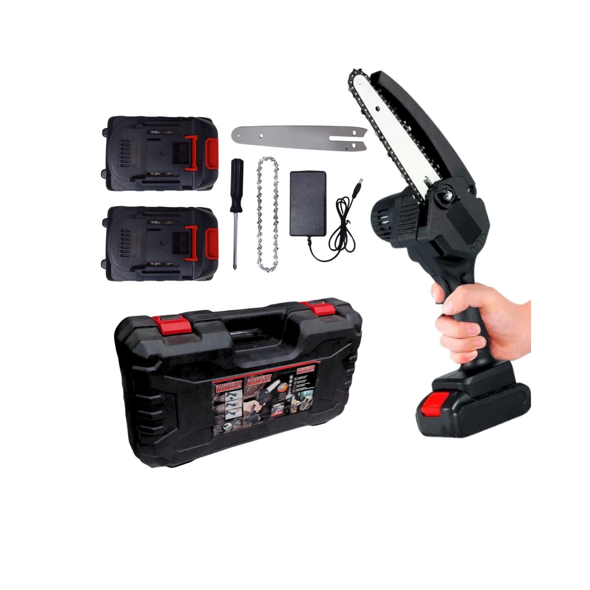 ROSH - Moto sierra portátil de 4 pulgadas - Calidad y Precisión