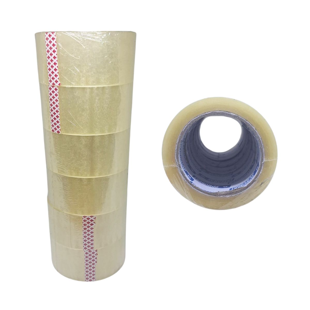 SCHUBERT - Cintas de Embalaje Transparente Schubert - Pack de 6 und