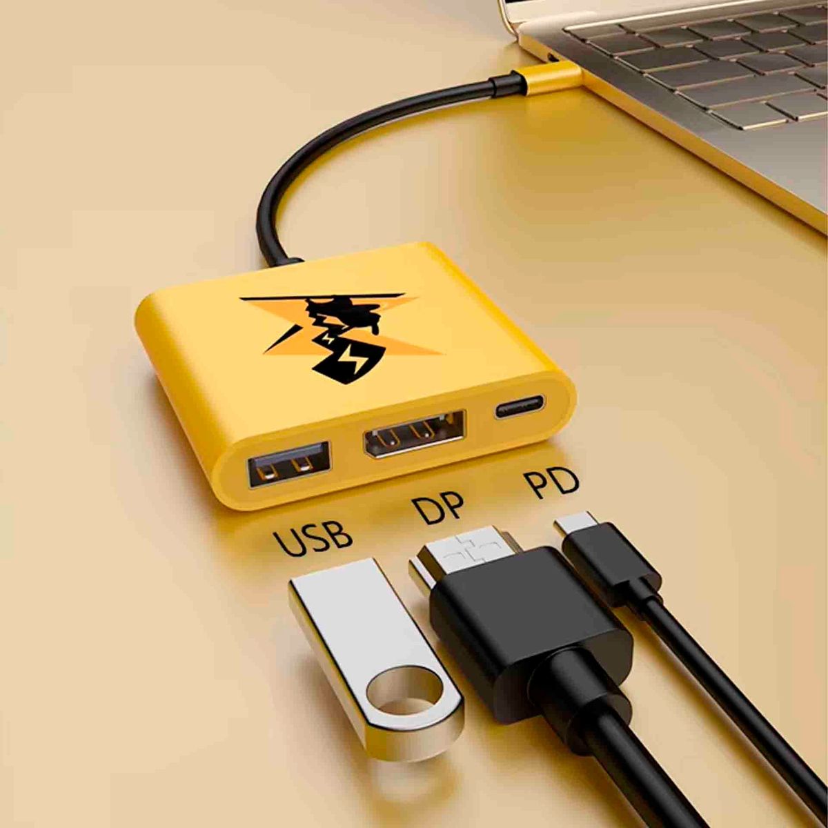 GENERICO - Dock Portátil para Nintendo Switch y Oled Pikachu