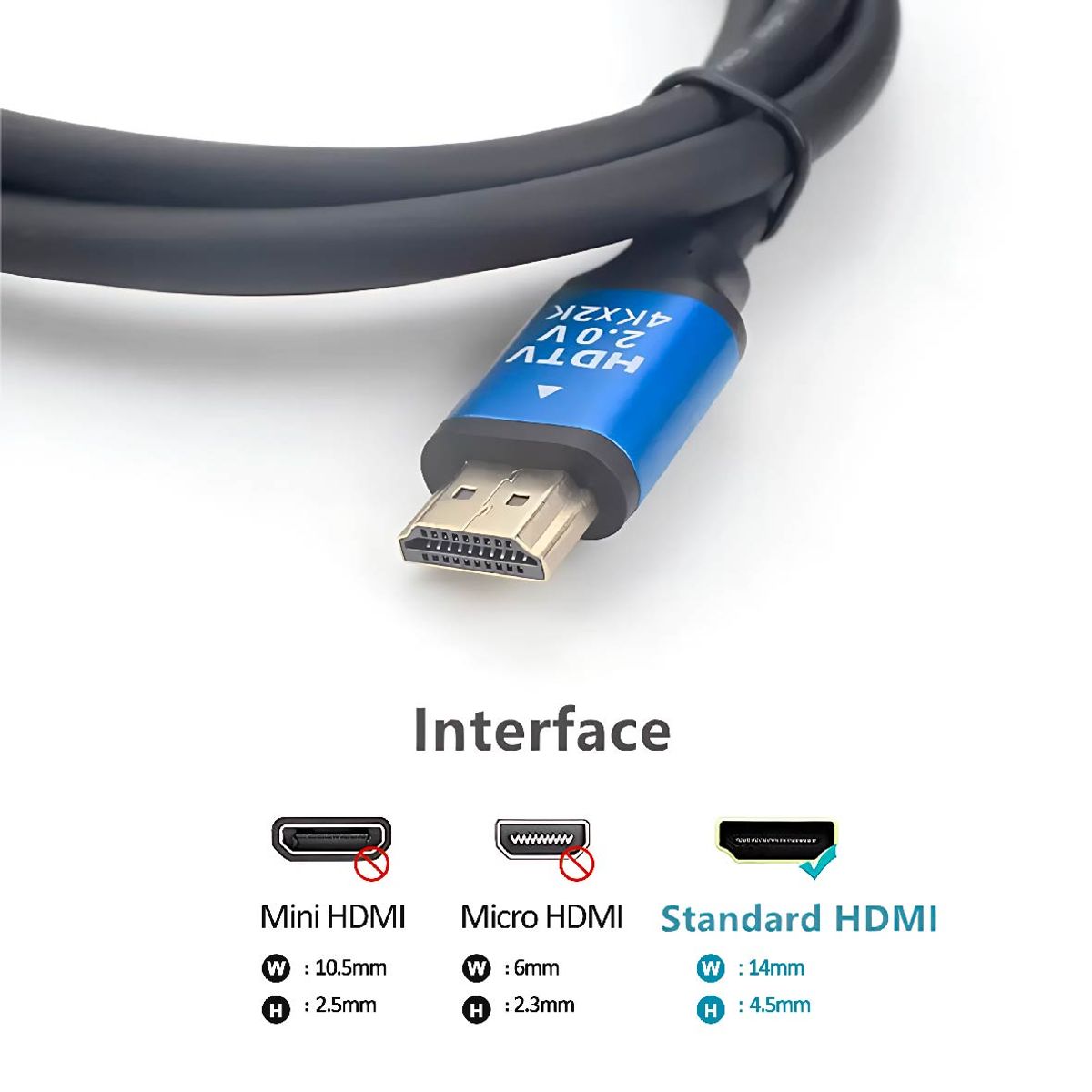 GENERICO - CABLE HDMI 4k 10 METROS V. 2.0 DE ALTA VELOCIDAD LINEA TECH