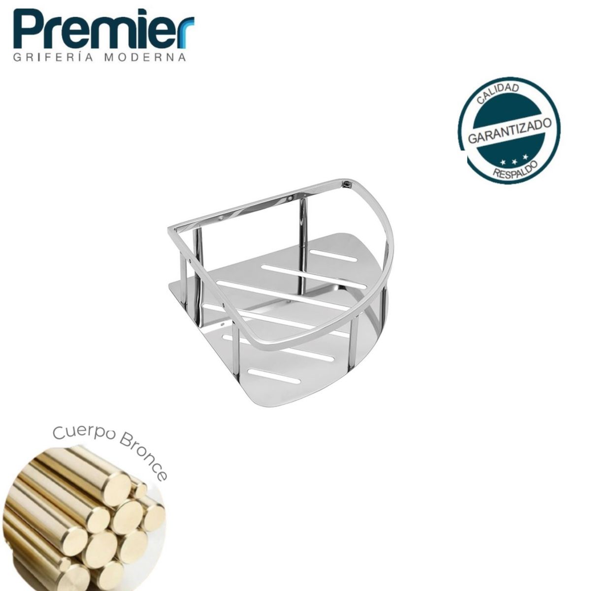 GENERICO - Esquinero Repisa Bronce Marca PREMIER