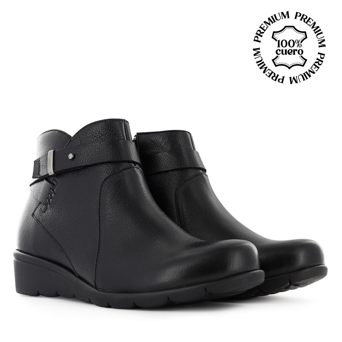 ECCO - Botas Confort Mujer Ecco Flexxi18 Negro Cuero