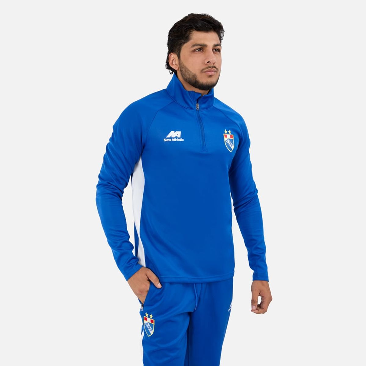 NEW ATHLETIC - Buzo Conjunto ADT Entrenamiento Azul Hombre