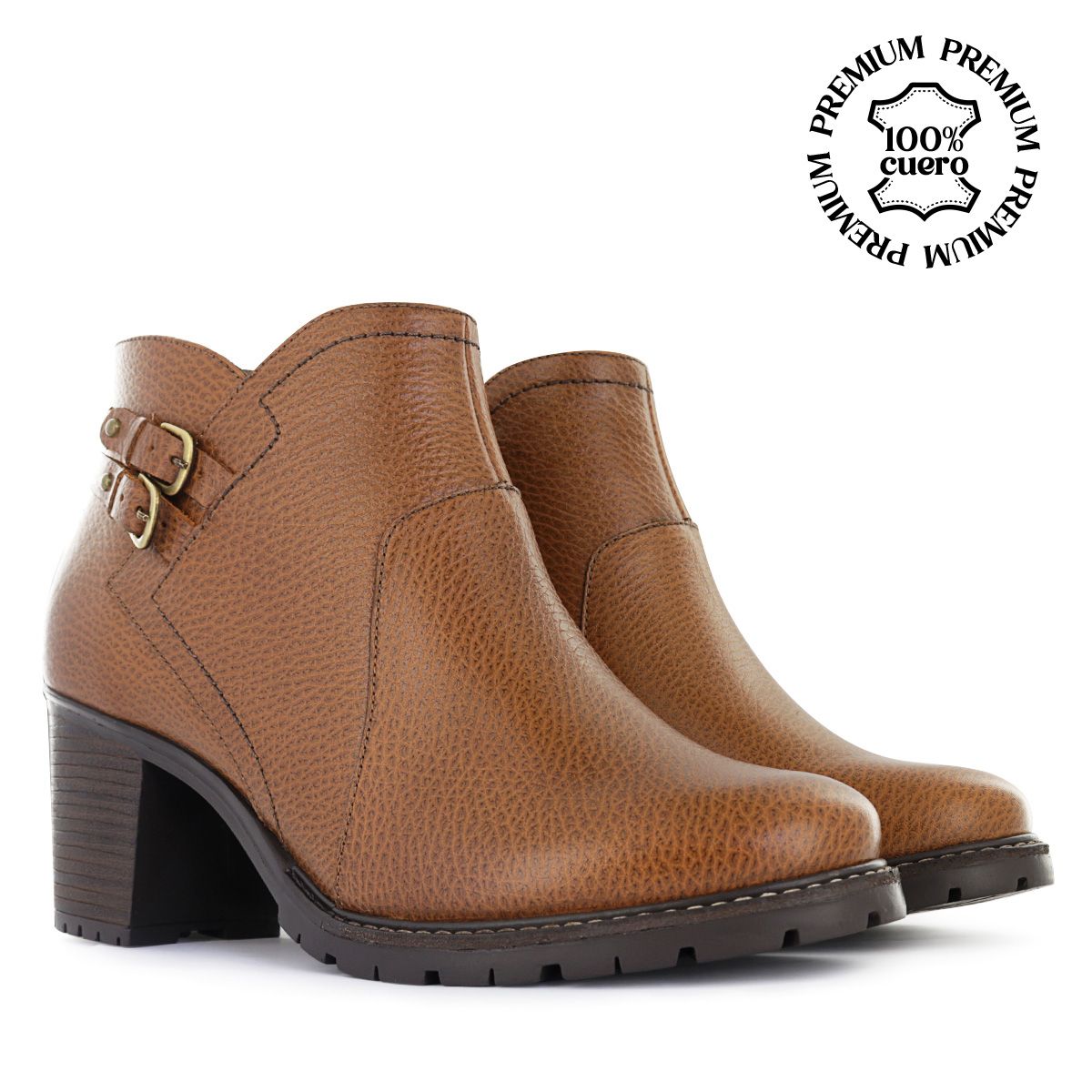 ECCO - Botas Casual Mujer Ecco Quipa02 Toffee Cuero