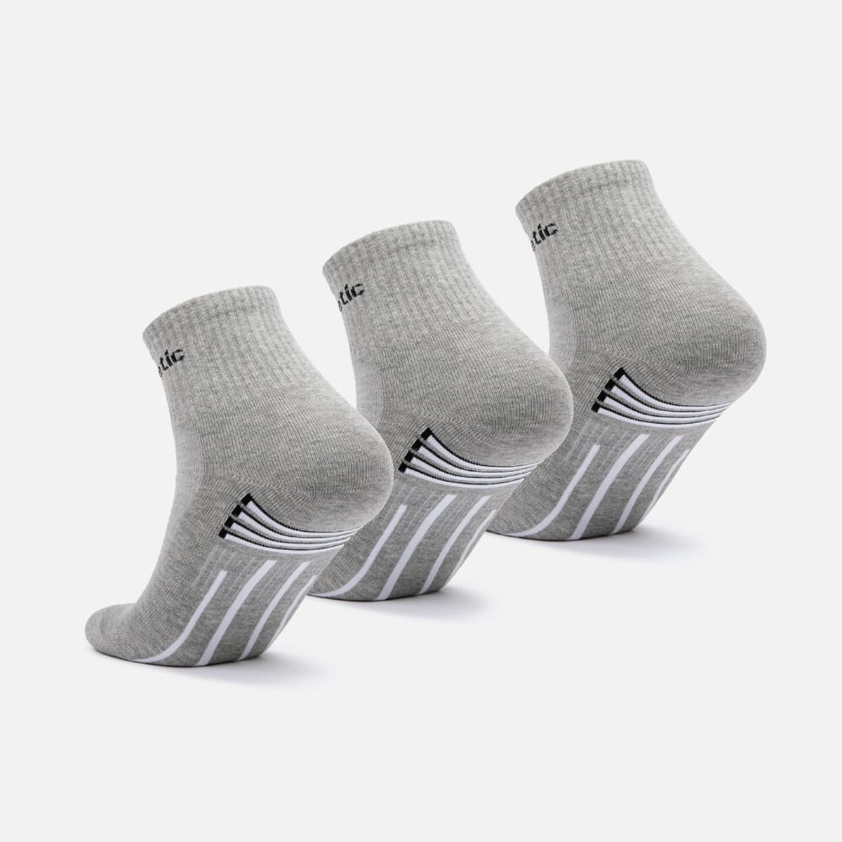 NEW ATHLETIC - Medias Pack De 3 New Athletic Tobilleras16 Gris Niño