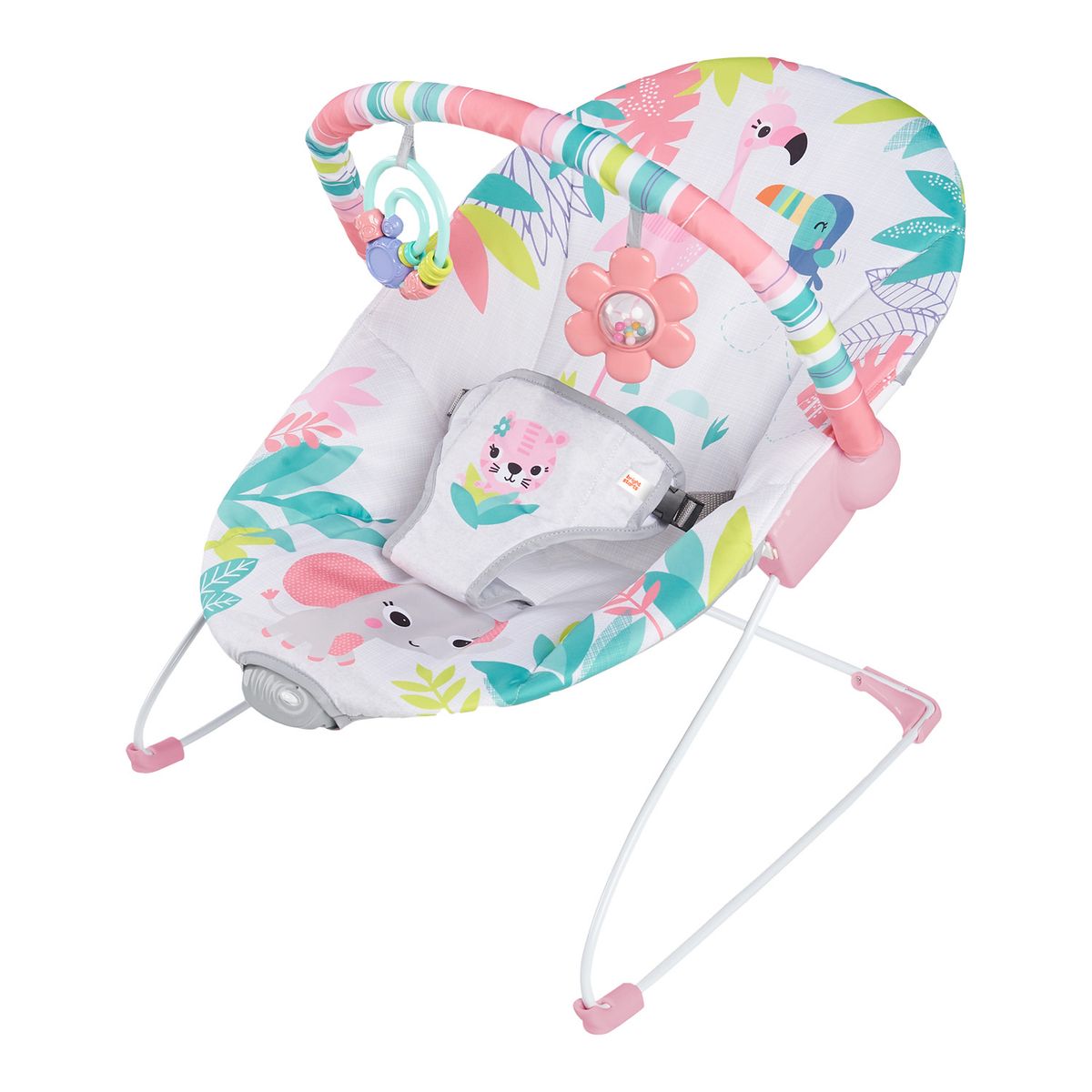 BRIGHT STARTS - Silla Mecedora Bebé Bright Starts Flamingo Vibes