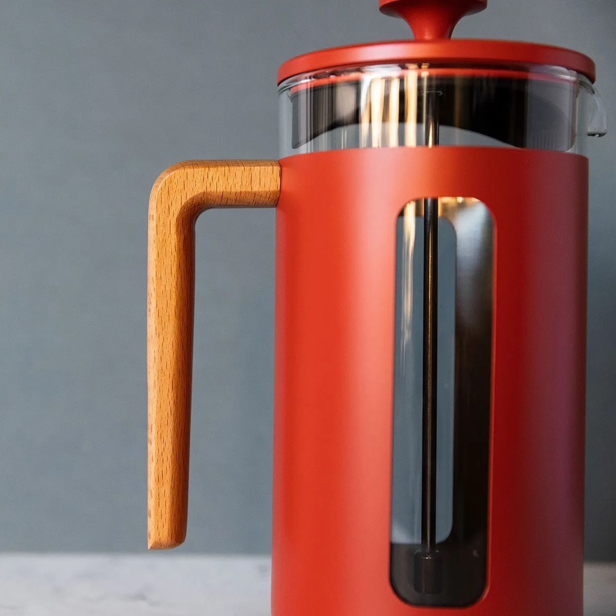 LA CAFETIERE - Prensa Francesa Pisa Wood Red 1 Lt La Cafetiere