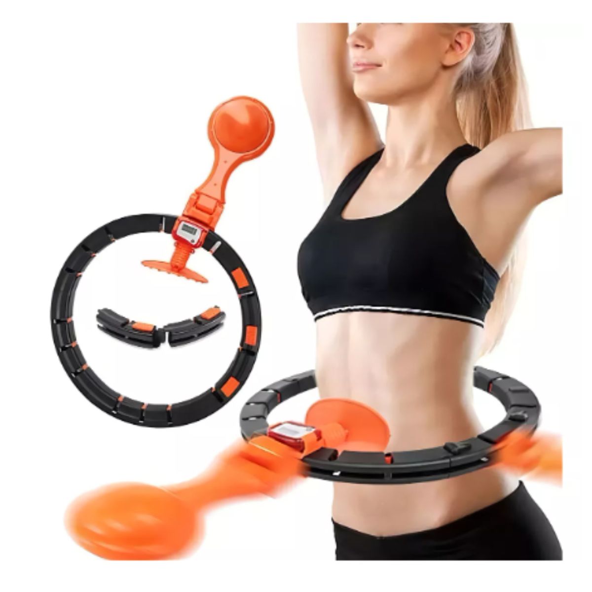 GENERICO - Pack 2 Hula hula Ejercitador Digital para Reducción de Cintura
