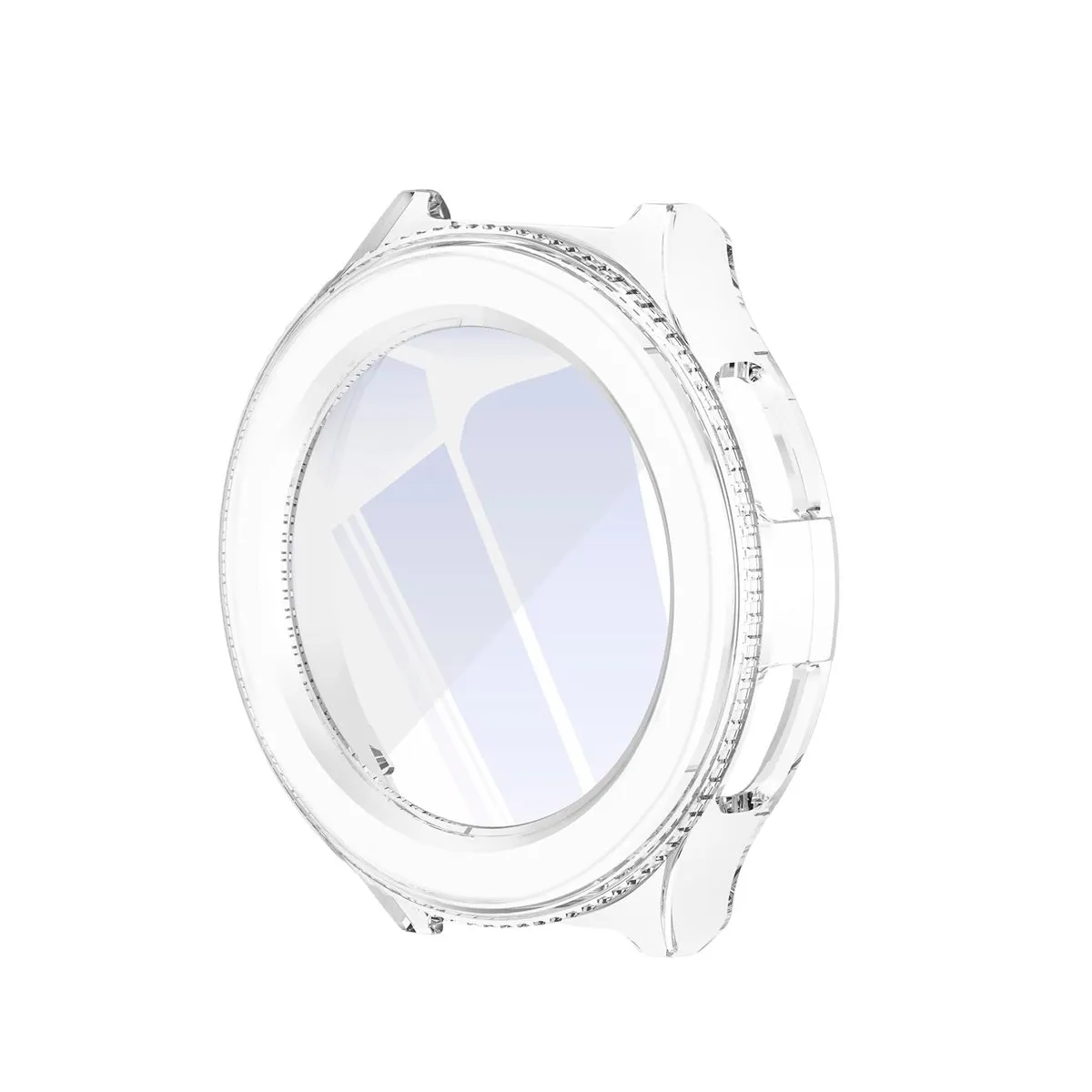 GENERICO - Case Bumper con Mica Incorporada para Samsung Watch 6 Classic 47mm Transparente