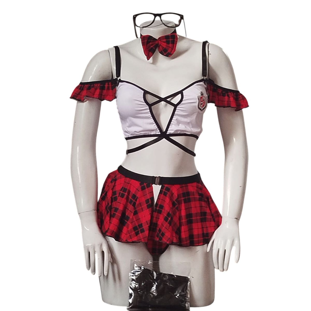 GENERICO - DISFRACES LENCERIA SEXY DE COLEGIALA EN TALLAS S-M-L