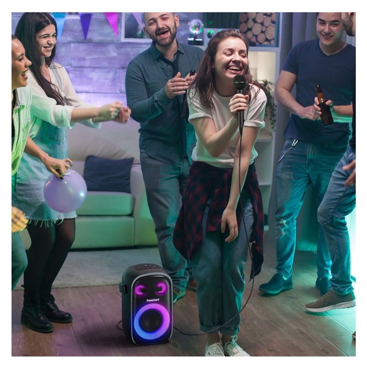 TRONSMART - Parlante Tronsmart Halo 110 60W Portable Party Speaker con 1 microfono
