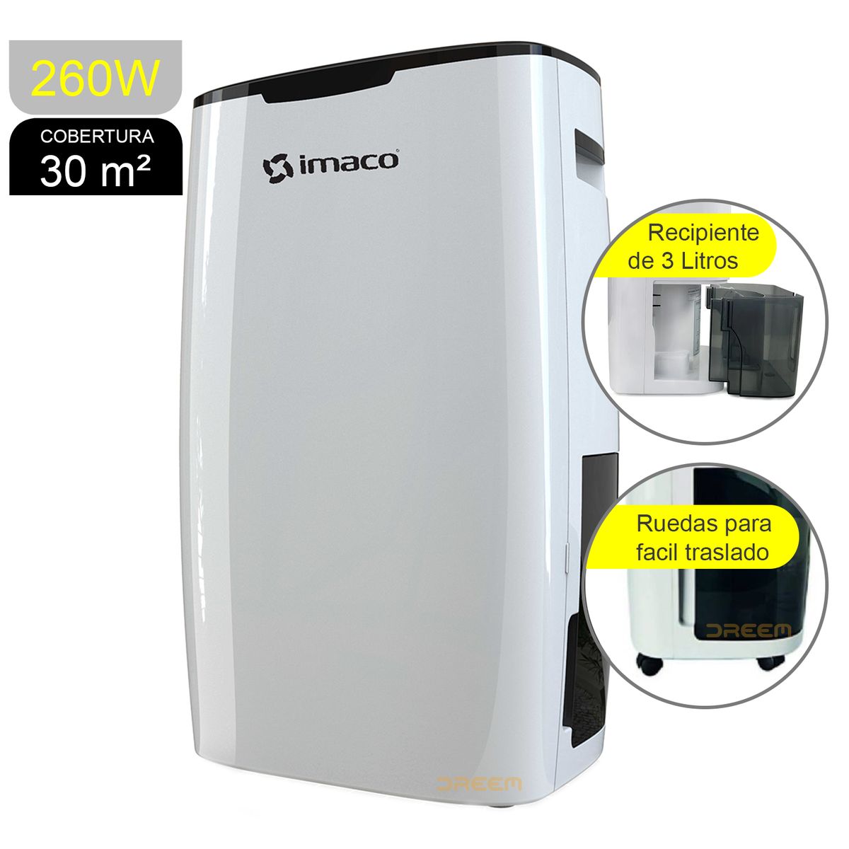 IMACO - Deshumedecedor Digital DHE15 3Lts