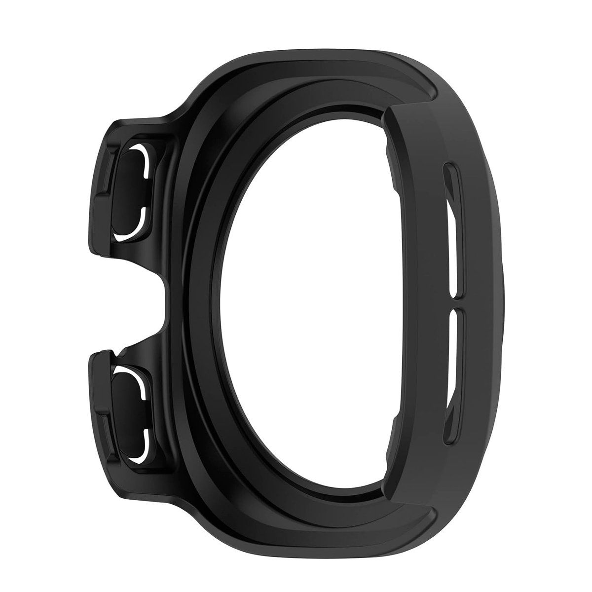 GENERICO - Case Bumper con Mica Incorporada para Samsung Watch 7 Ultra 47mm  Negro