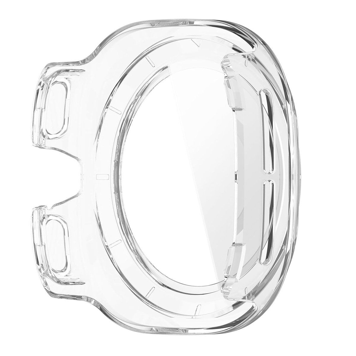 GENERICO - Case Bumper con Mica Incorporada para Samsung  Watch 7 Ultra 47mm Clear