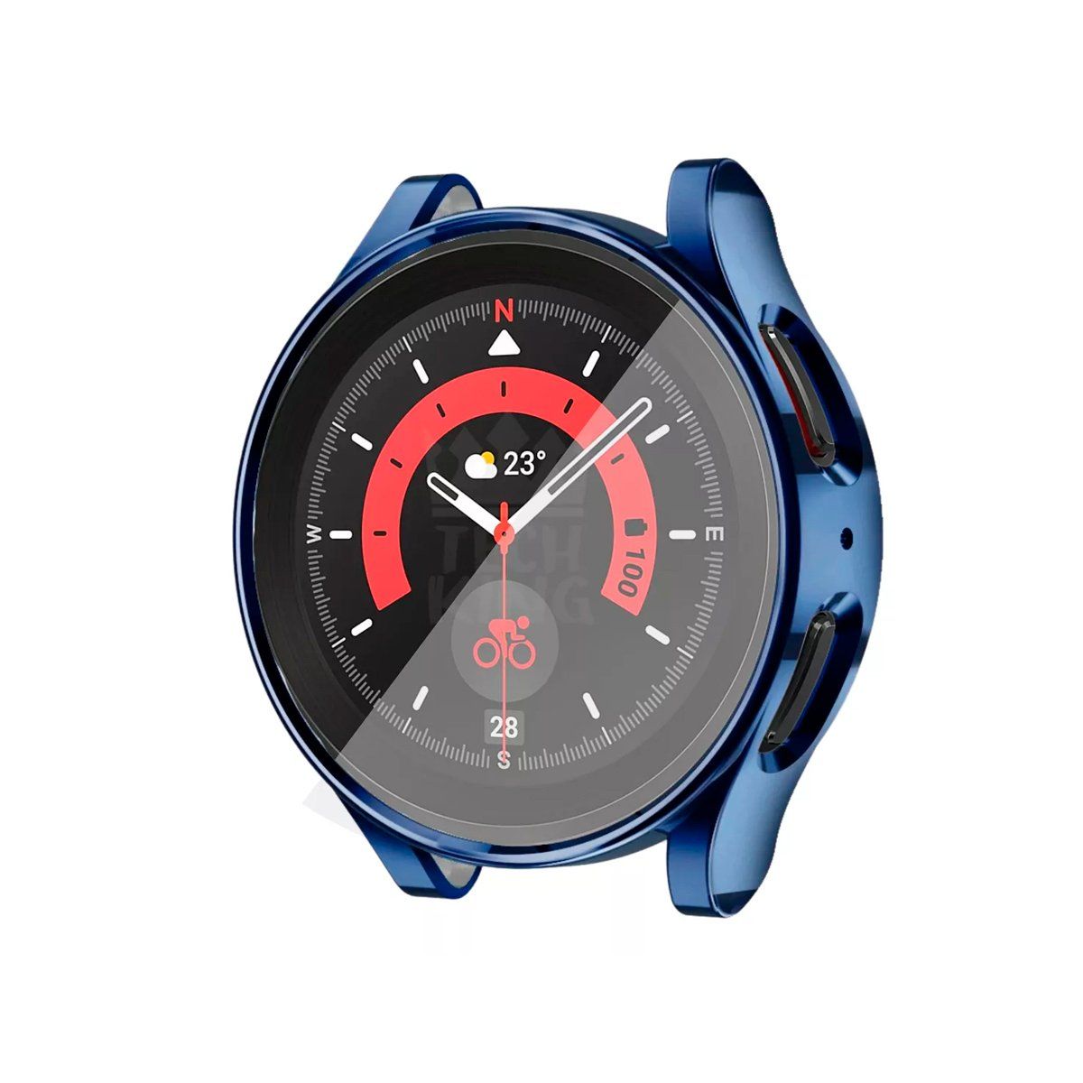 GENERICO - Bumper Protector para Samsung Watch 5 Pro 45mm - Azul