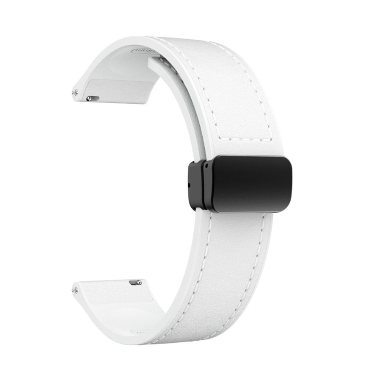 GENERICO - Cover Bumper Negro + Correa para SAMSUNG WATCH 7 ULTRA 47MM Blanco