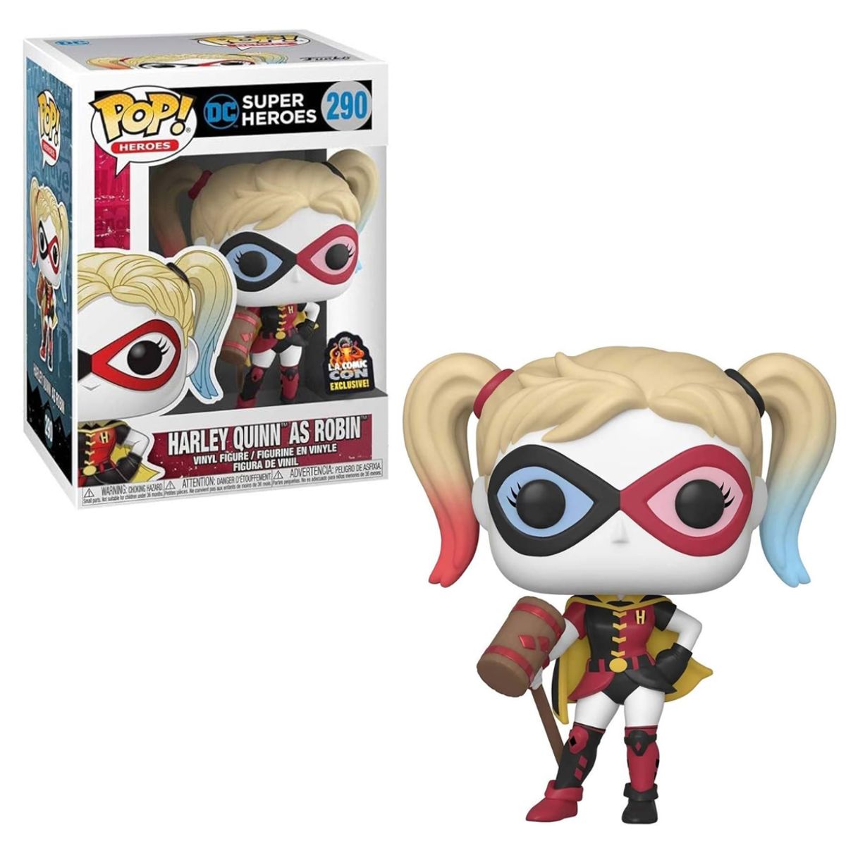 FUNKO - Funko Pop Harley Quinn as Robin Exclusivo LA Comic Con DC Super Heroes