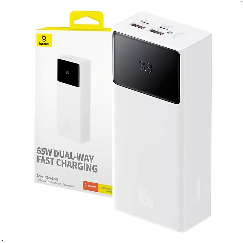 BASEUS - Power Bank Baseus 30000mah 65w Carga Rapida Para Laptop
