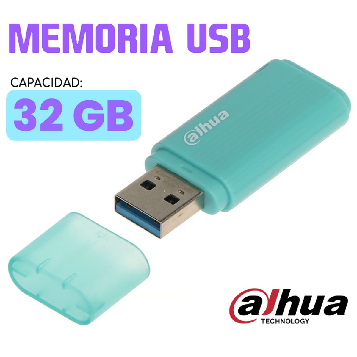 DAHUA - Memoria USB celeste DAHUA 32GB Flash Drive 32 GB