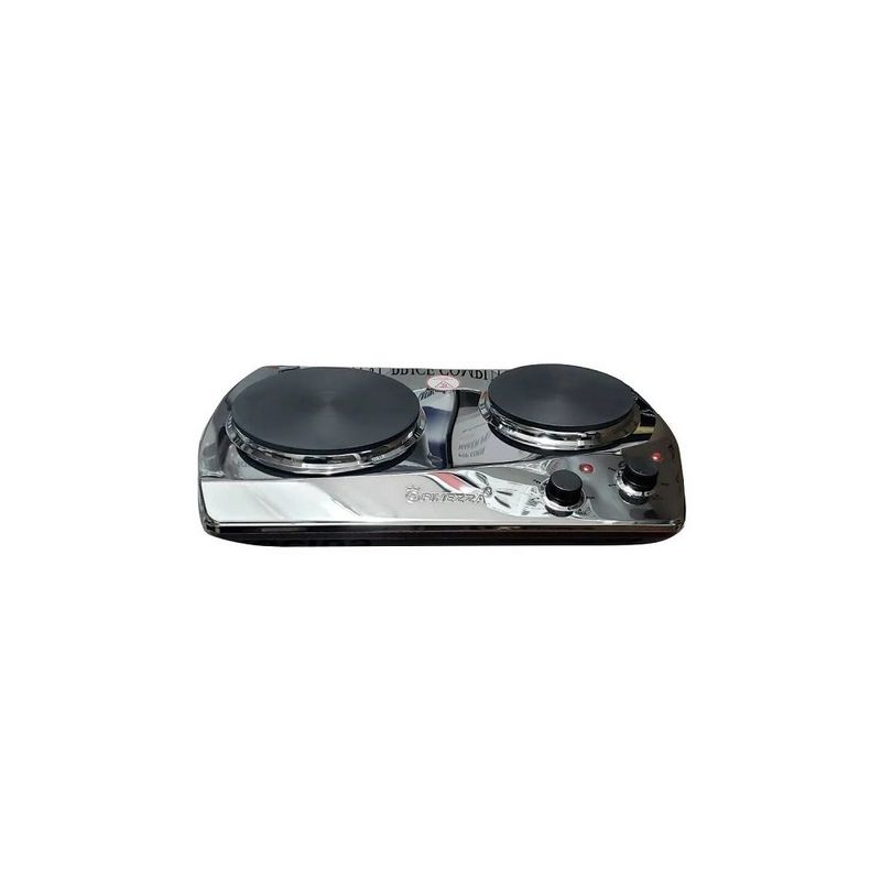 FINEZZA - Cocina Eléctrica Finezza FZ-203D3CH 2 Hornillas 2250W Acerado