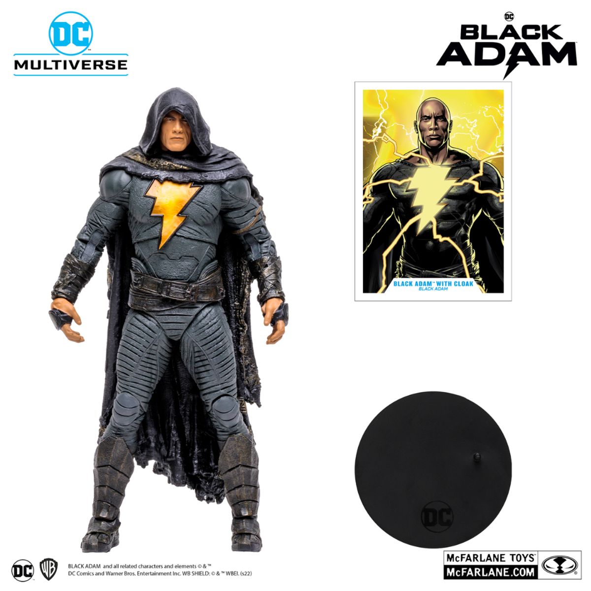 MCFARLANE - Figura Black Adam With Cloak DC Multiverse