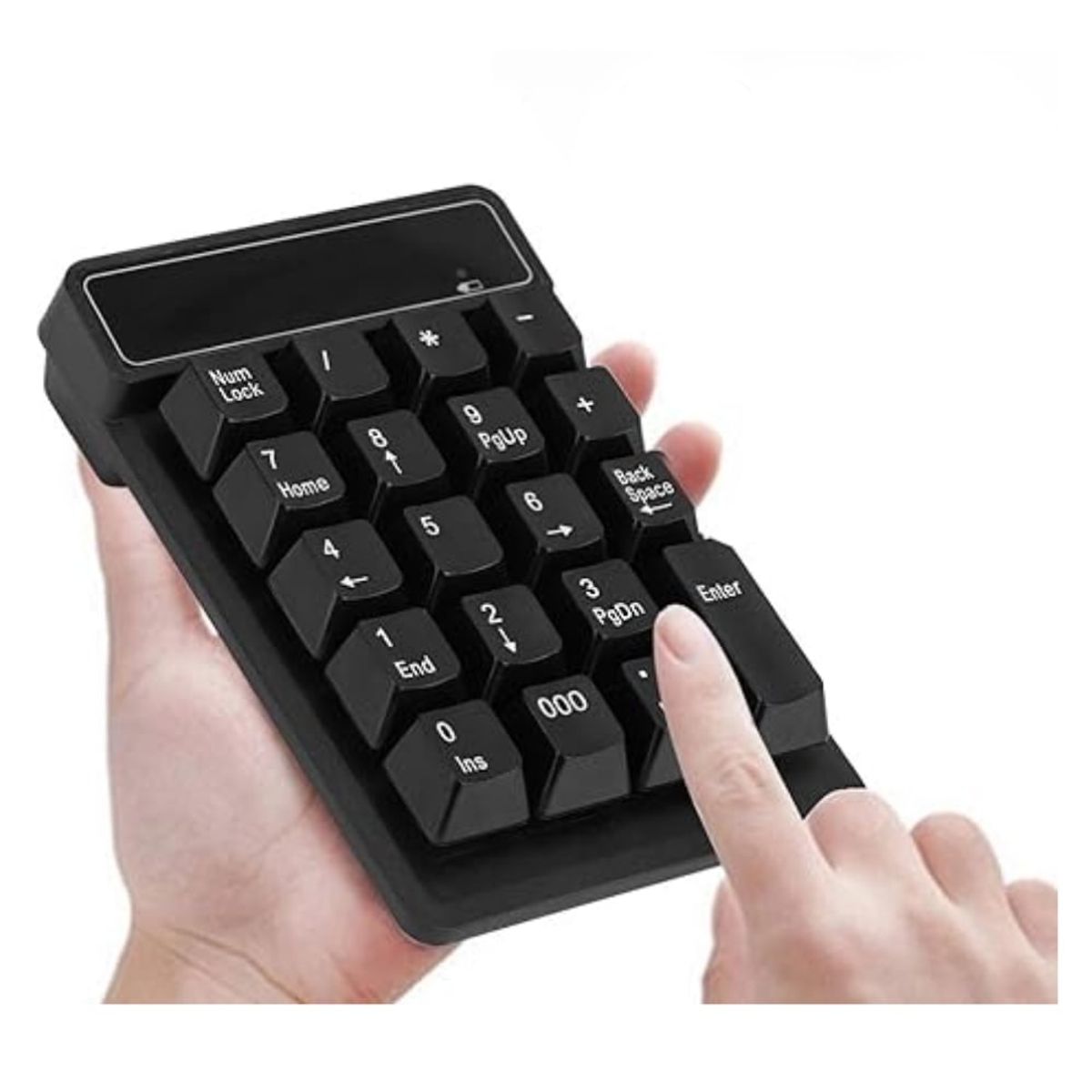 SEISA - Teclado Numérico para PC o Laptop Inalámbrico 19 Teclas CMK-K3