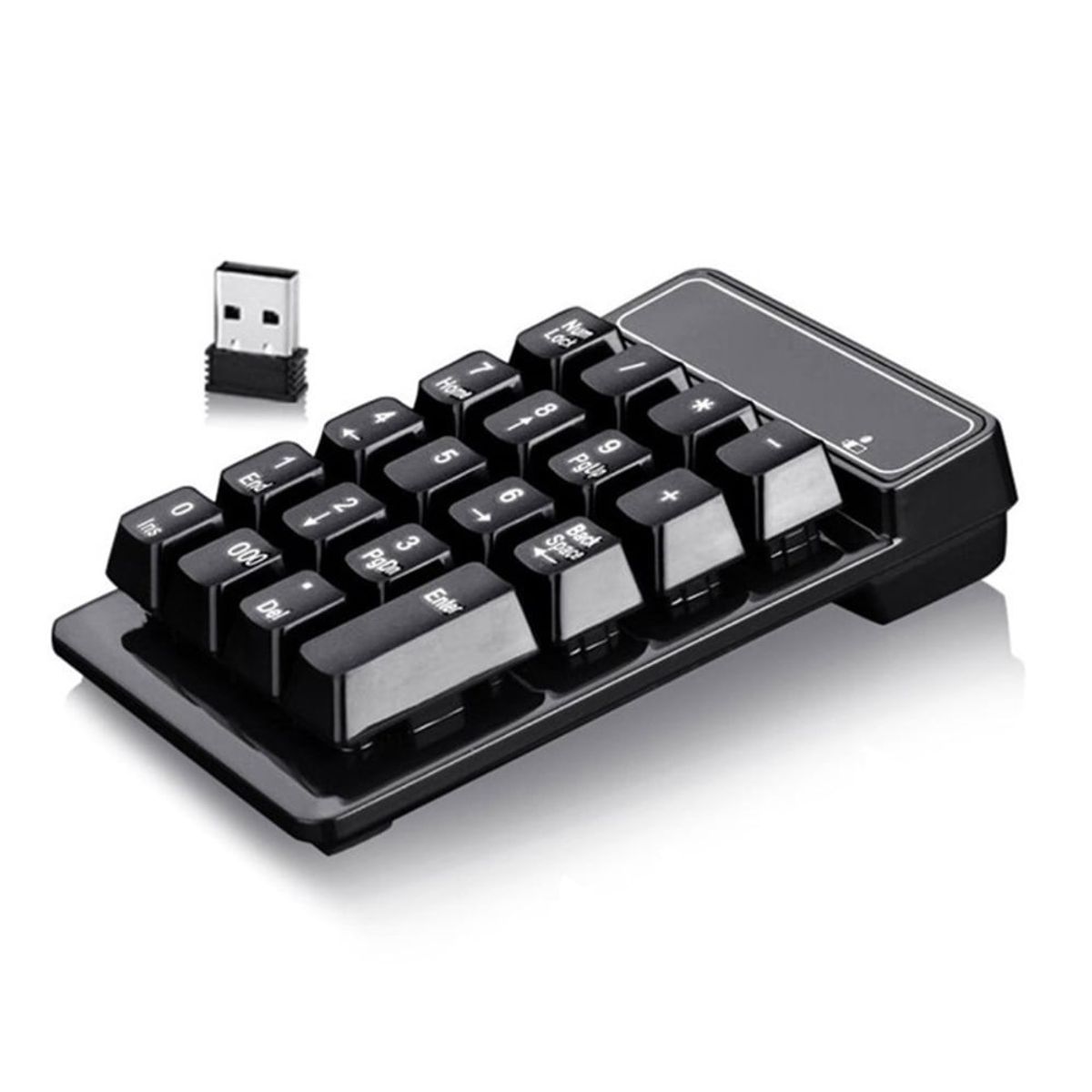 SEISA - Teclado Numérico para PC o Laptop Inalámbrico 19 Teclas CMK-K3