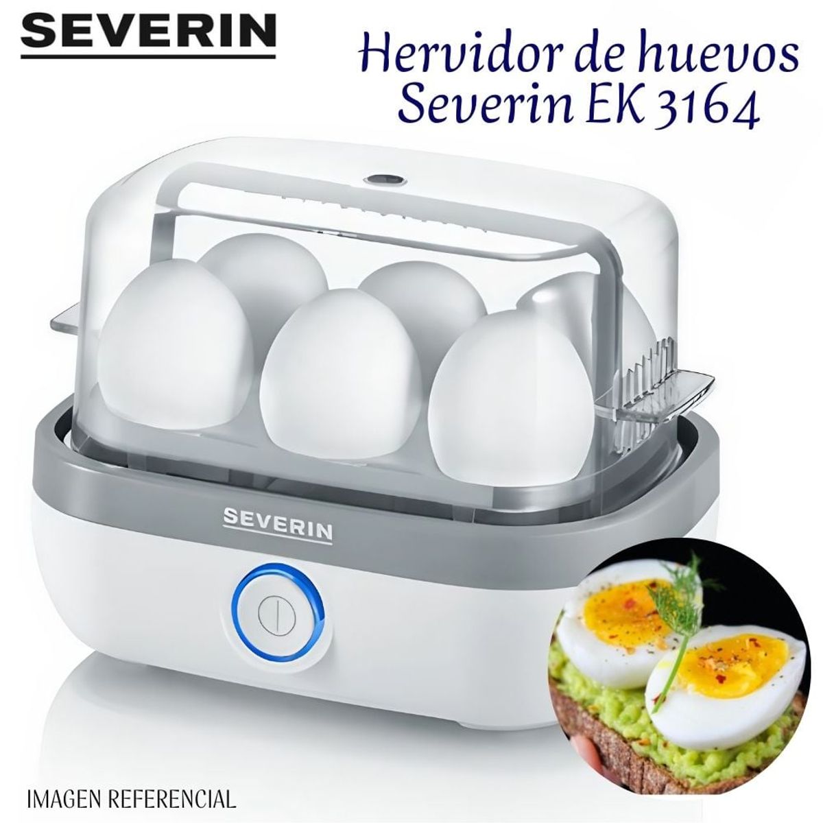 SEVERIN - Hervidor de huevos Severin EK 3164 - Blanco