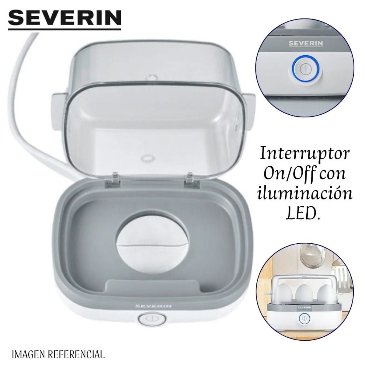 SEVERIN - Hervidor de huevos Severin EK 3164 - Blanco