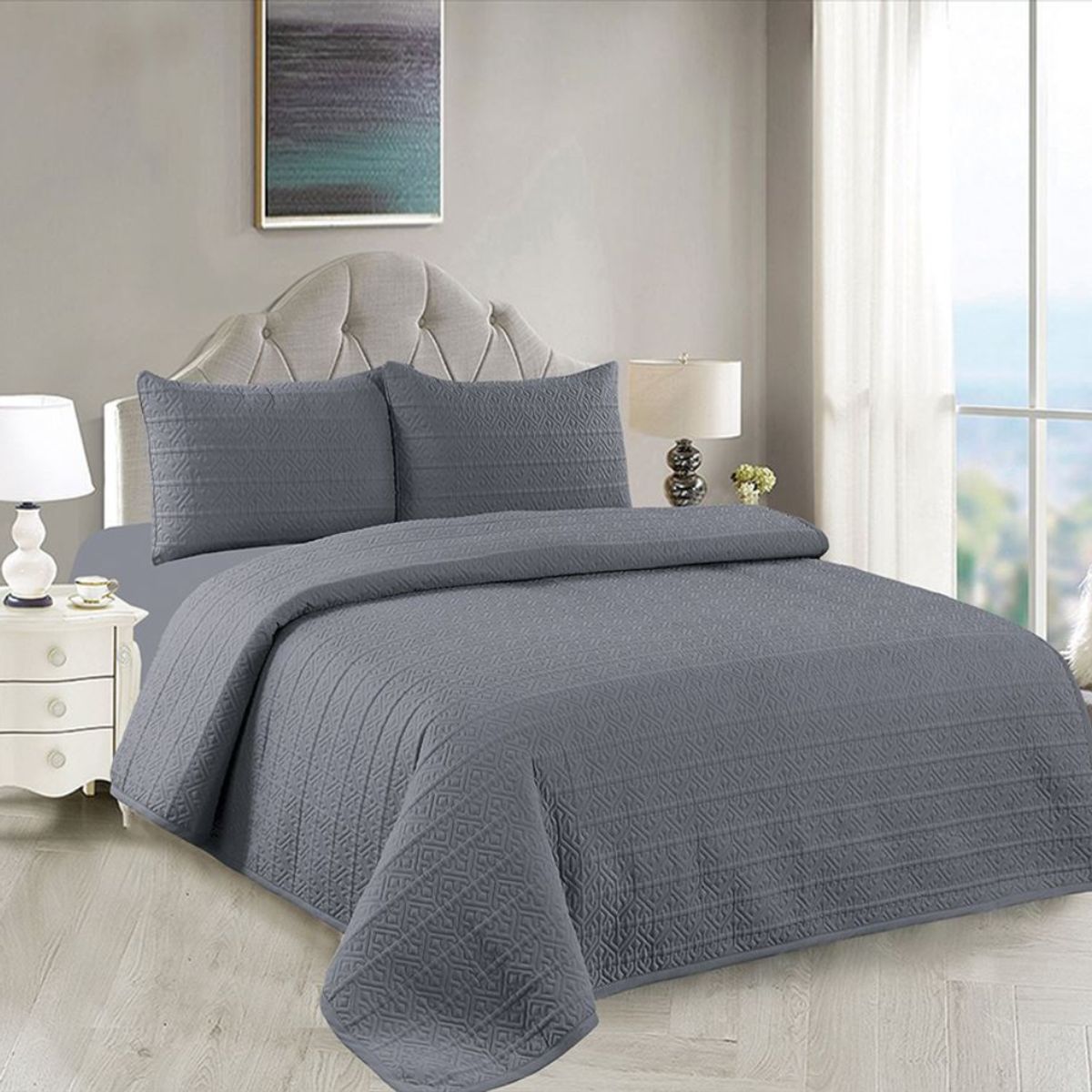 CASATEX - CUBRECAMA CASATEX 5 PIEZAS 2.5 PLZ