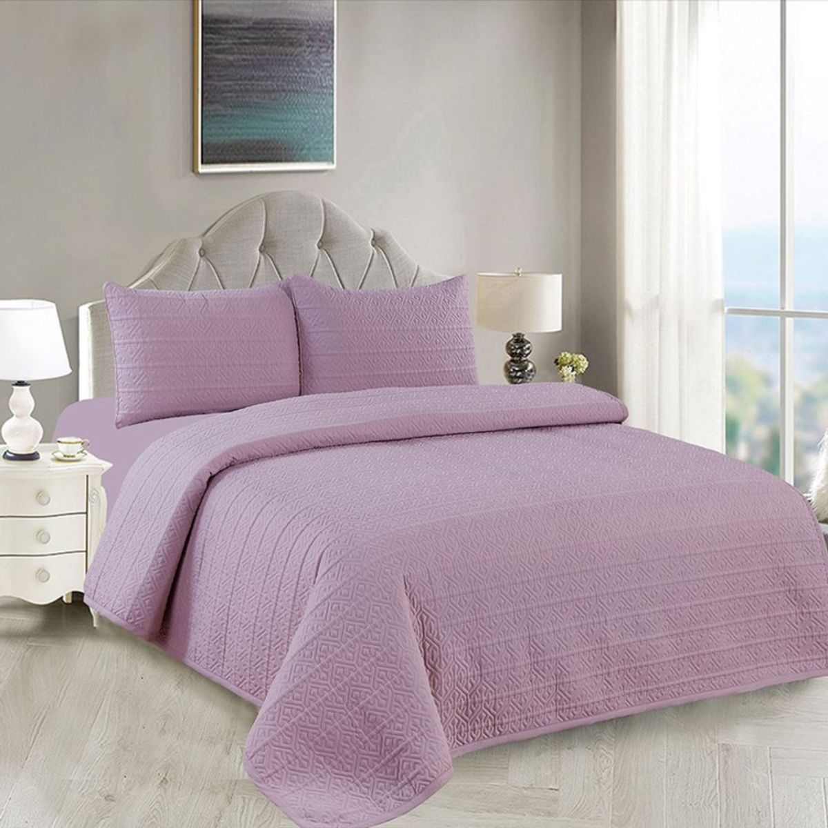 CASATEX - CUBRECAMA CASATEX 5 PIEZAS 2.5 PLZ