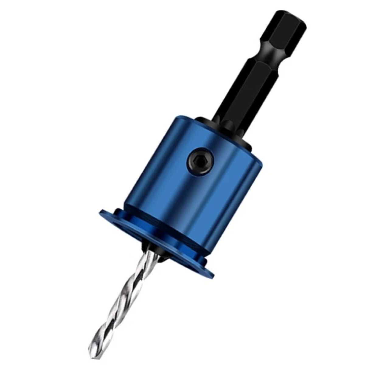 GENERICO - SET AVELLANADORA DE 8MM  TOPE - VAST. HEXAG 1/4" - BROCA 3MM