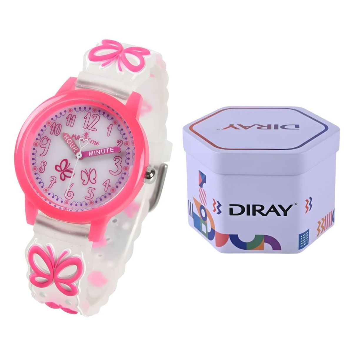 GRUPO CB - Reloj Casual para Niña Modelo Ondas Mariposa