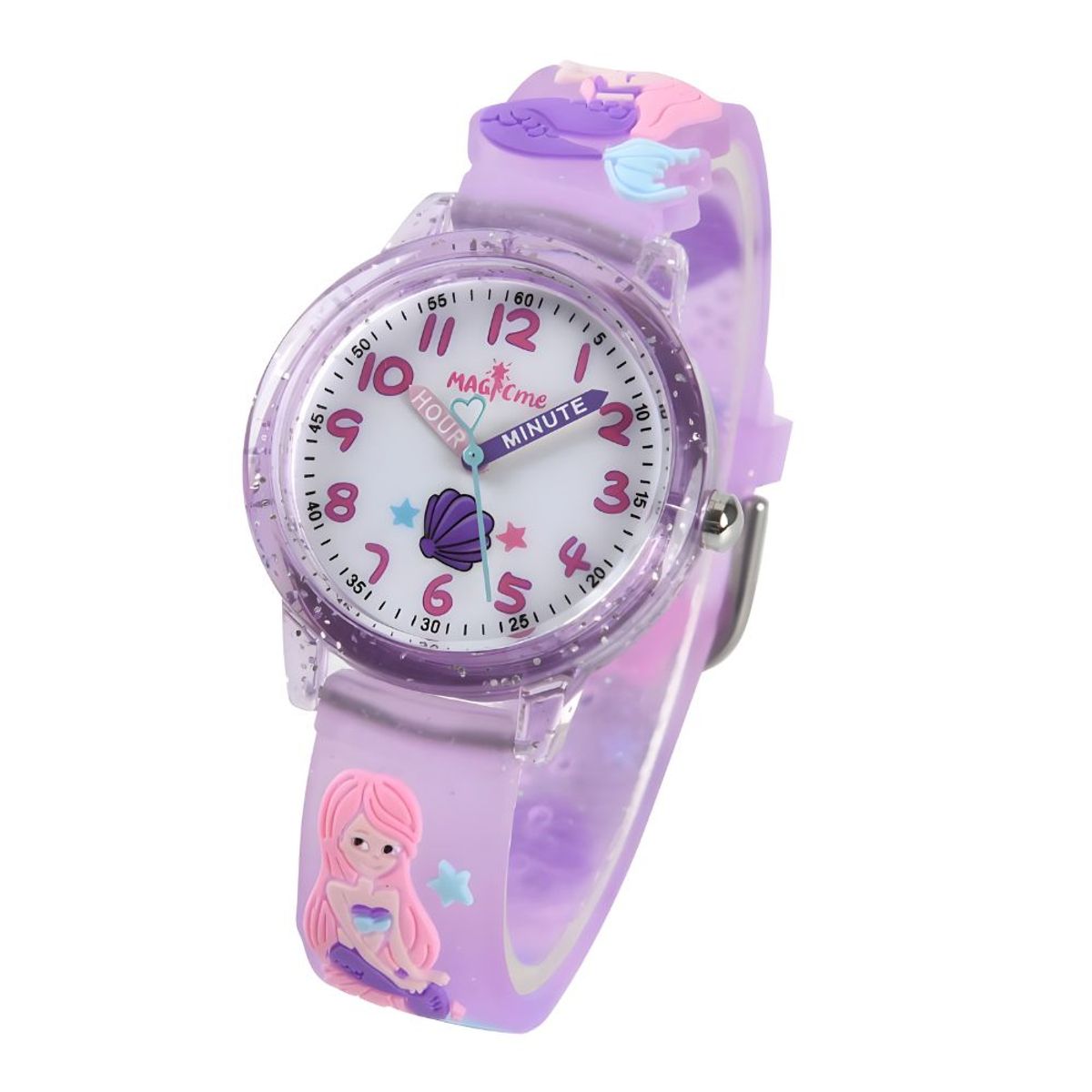 GRUPO CB - Reloj Casual para Niña Modelo Sirena Lila