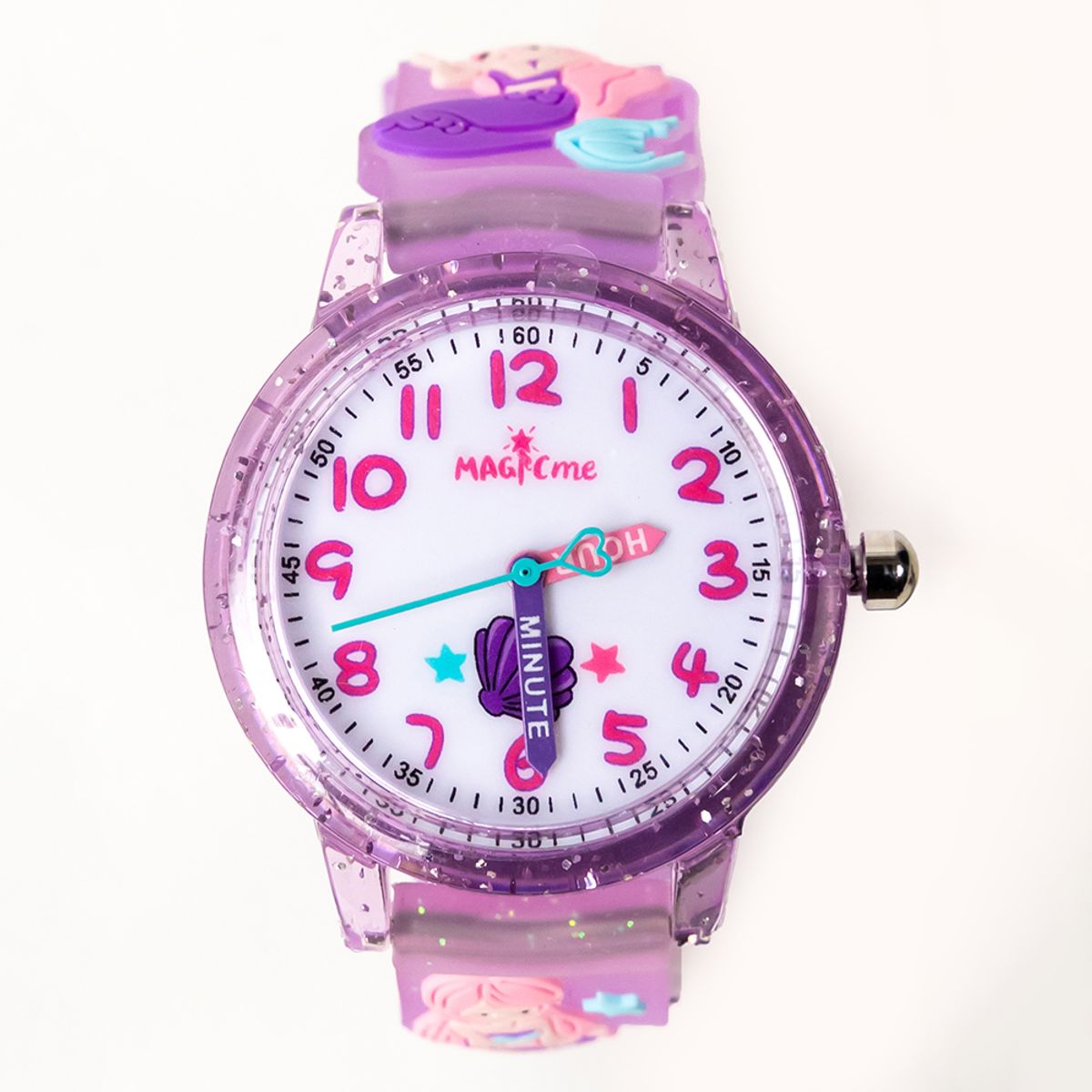 GRUPO CB - Reloj Casual para Niña Modelo Sirena Lila