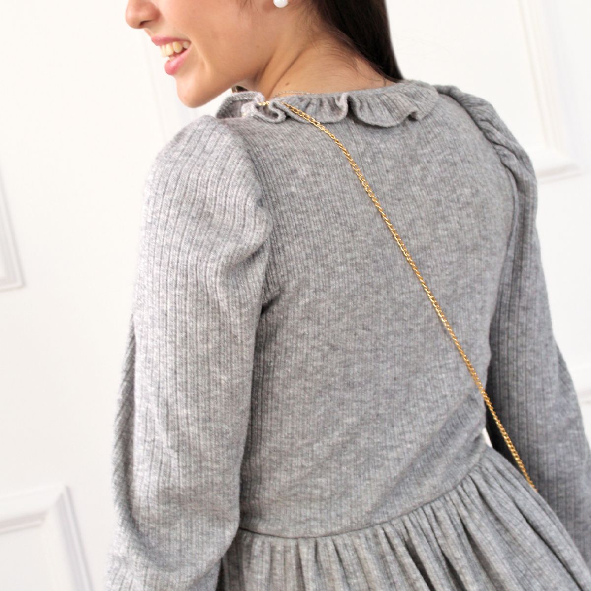 KIDS MASHMELO - Vestido Casual en Tejido Canalé para Niña Kids Mashmelo