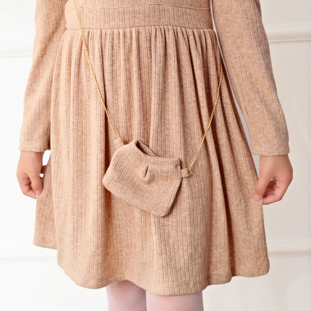 KIDS MASHMELO - Vestido Casual en Tejido Canalé para Niña Kids Mashmelo