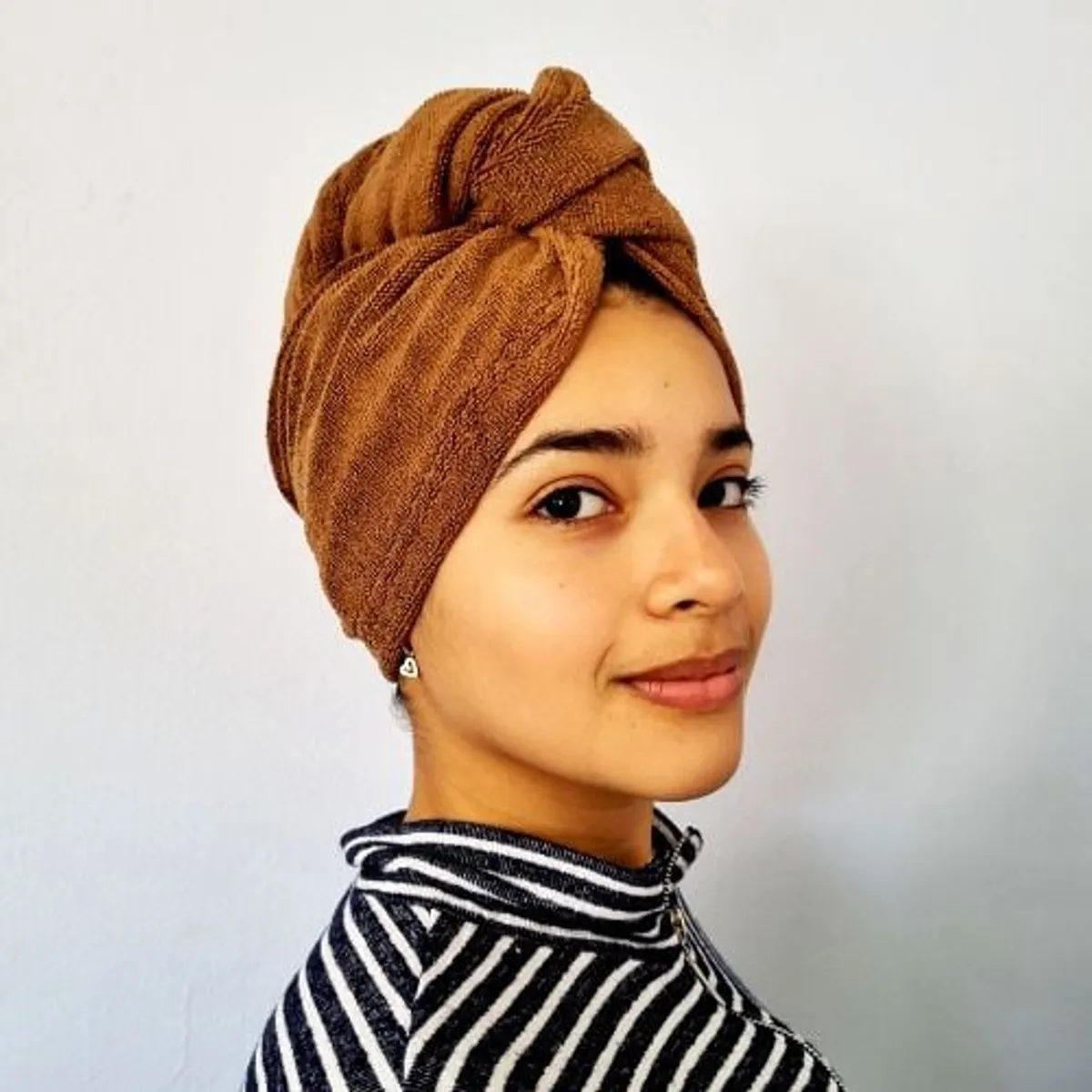 SANTOS RIZOS - Turbante de microfibra - Secado Anti Frizz Adulto Color Entero