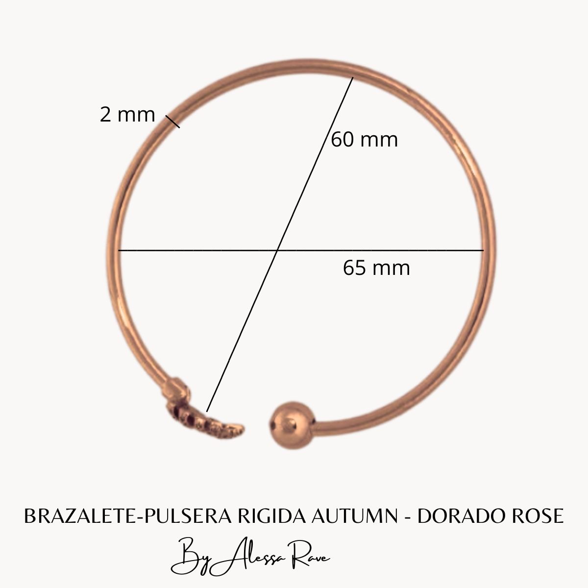 GENERICO - BRAZALETE-PULSERA RIGIDA AUTUMN