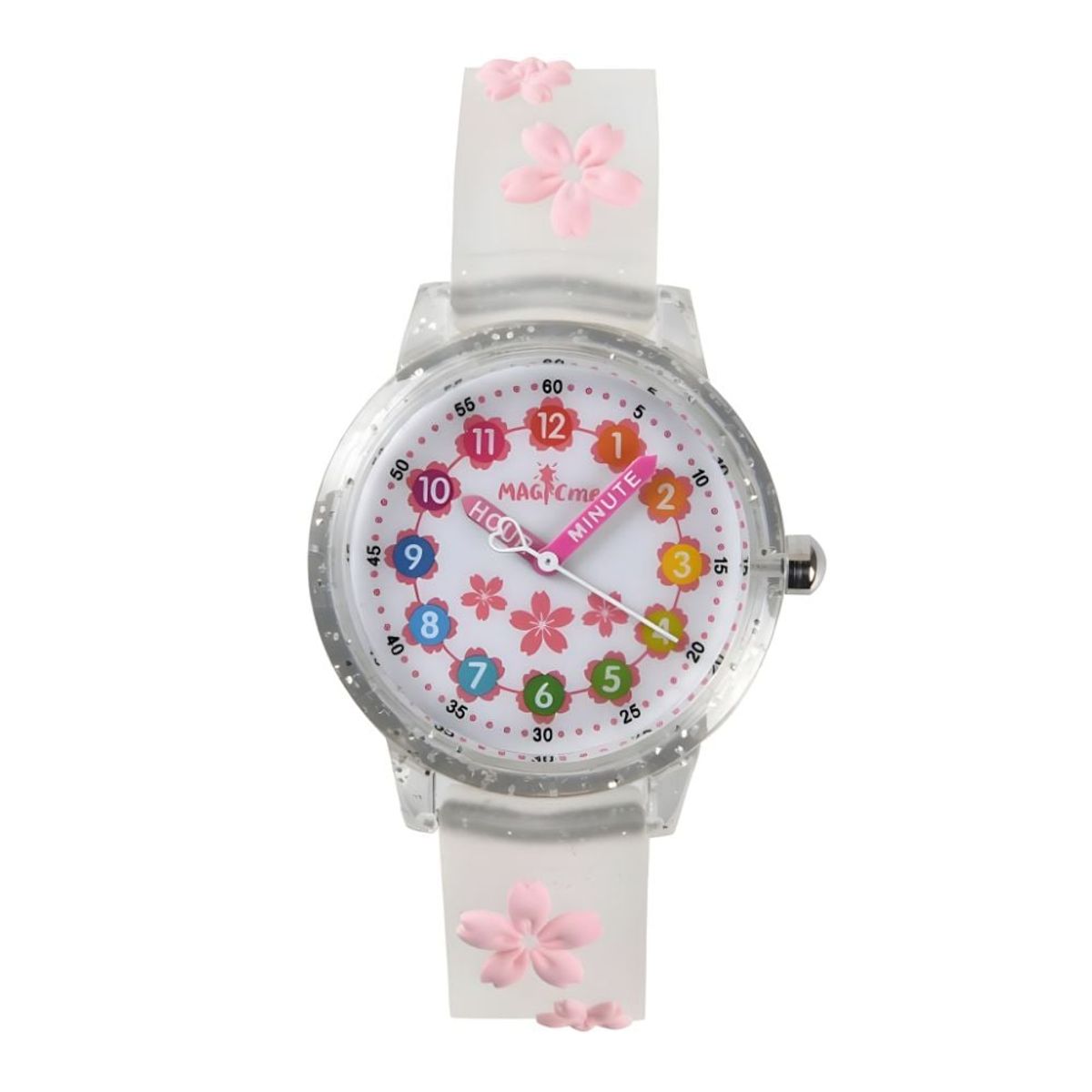 GRUPO CB - Reloj Casual para Niña Modelo Margaritas Blancas