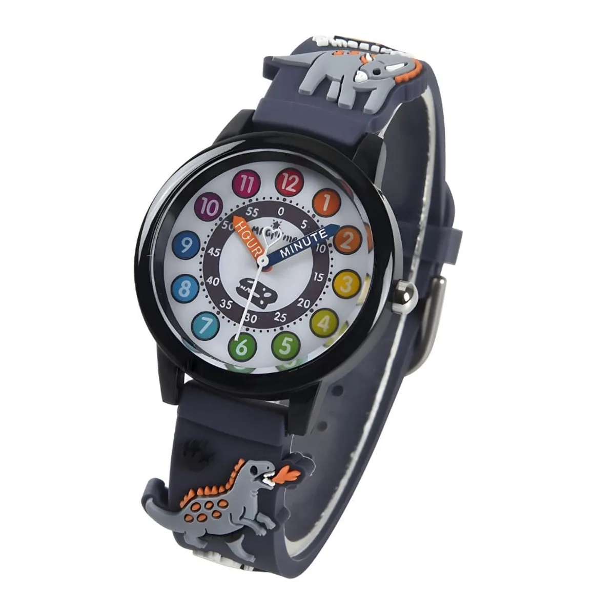 GRUPO CB - Reloj Casual para Niño Modelo Mundo Jurasico Negro