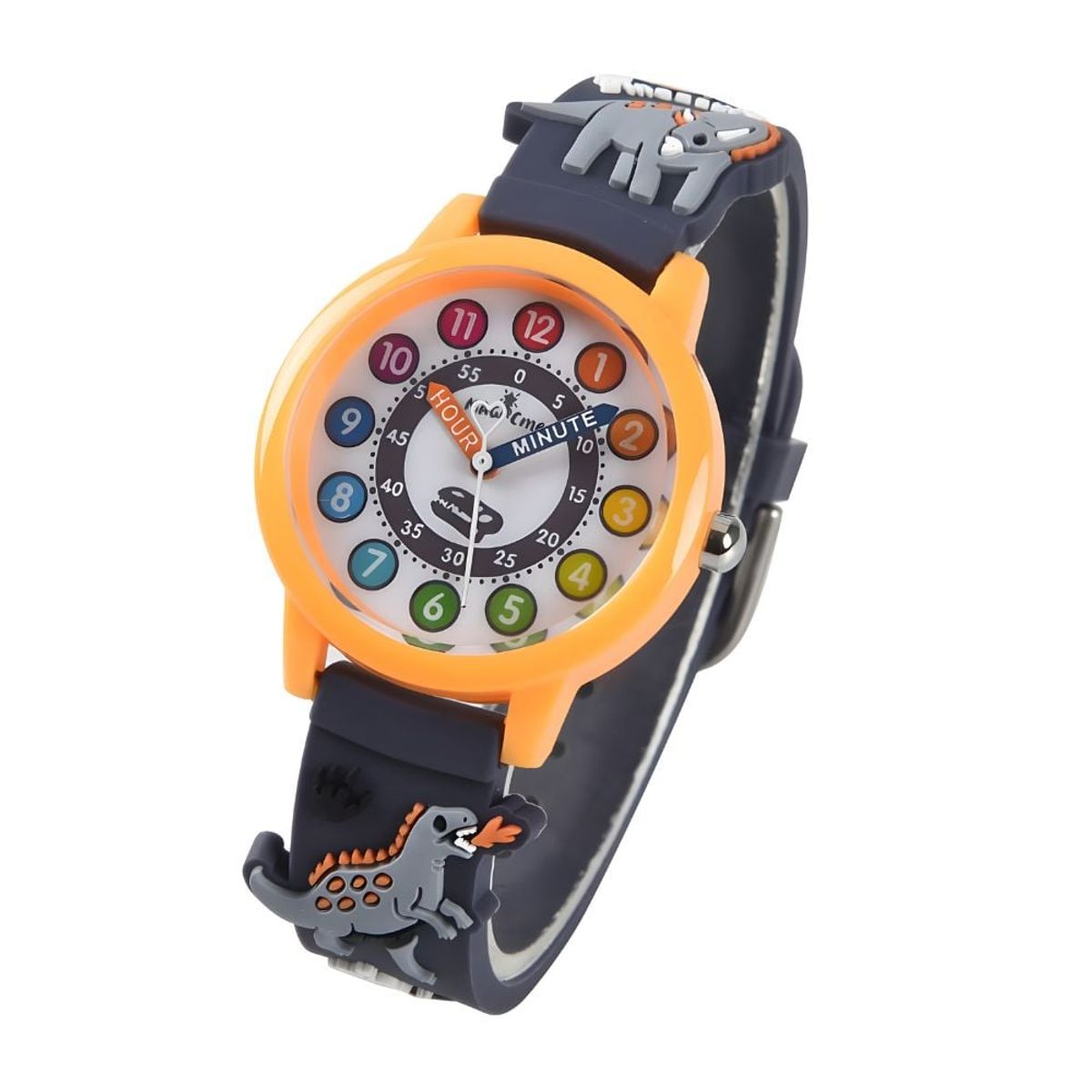 GRUPO CB - Reloj Casual para Niño Modelo Mundo Jurasico Amarillo
