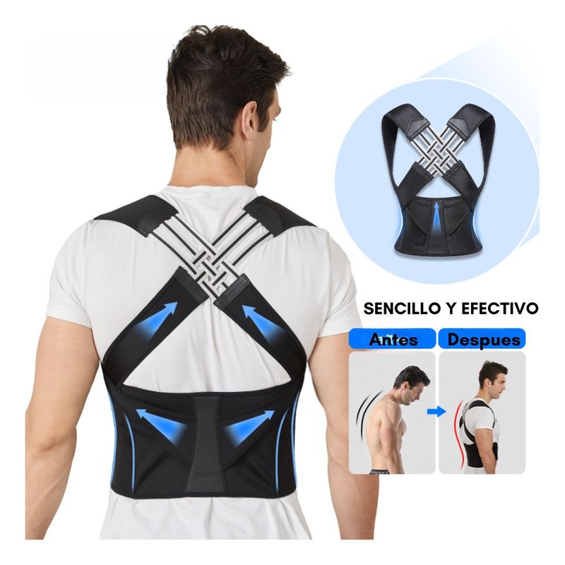 Corrector Postura Magnético - Espalda Unisex Talla XS GENERICO |  falabella.com