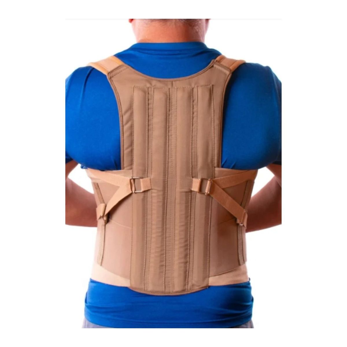 GENERICO - Faja Dorso Lumbar Unisex Ortopedico Beige talla L