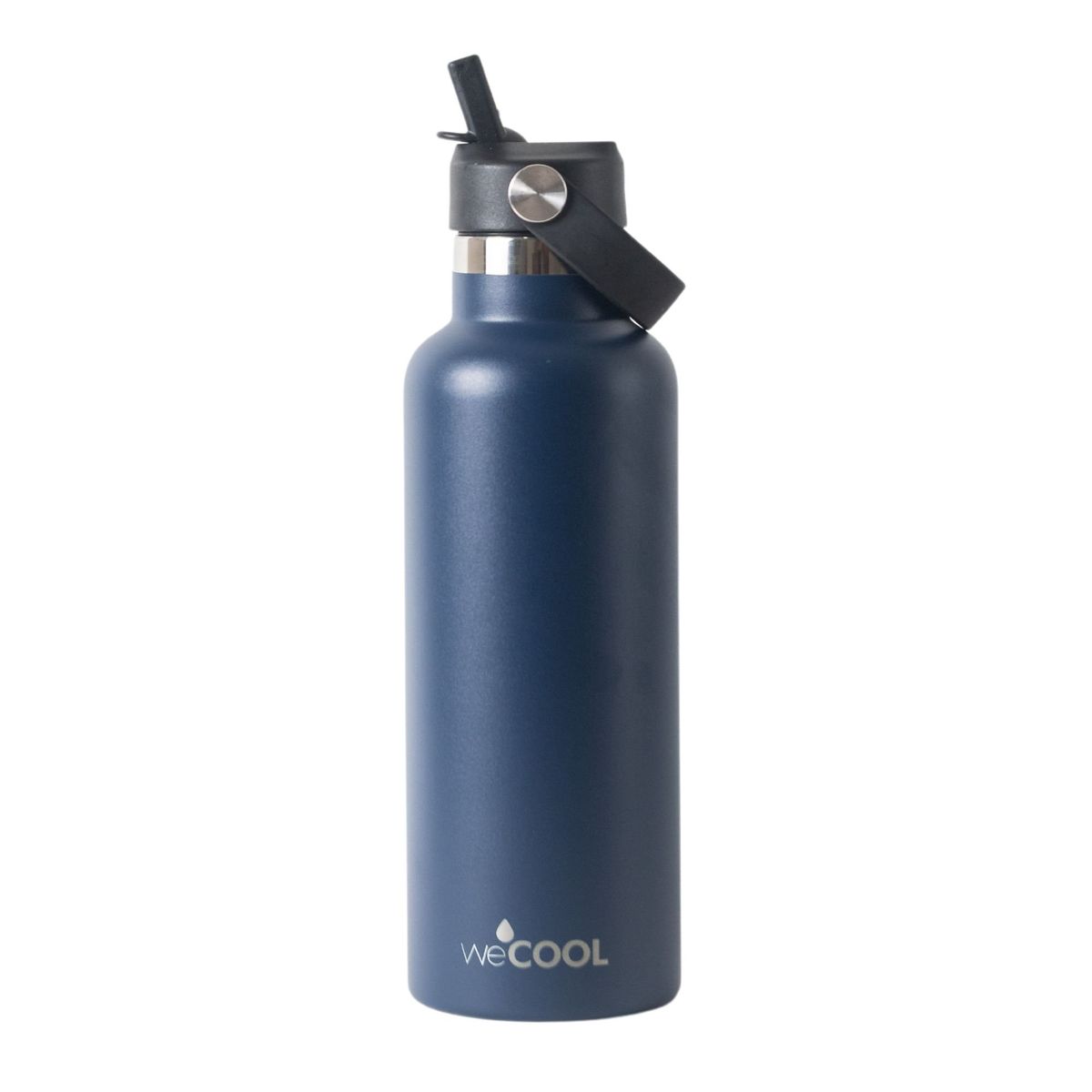 WECOOL - Botella Térmica WECOOL 650 ml Azul de Acero Inoxidable con Tapa de Pico Antifugas