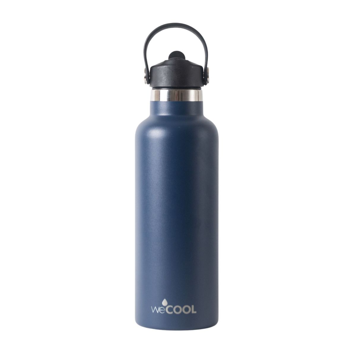 WECOOL - Botella Térmica WECOOL 650 ml Azul de Acero Inoxidable con Tapa de Pico Antifugas