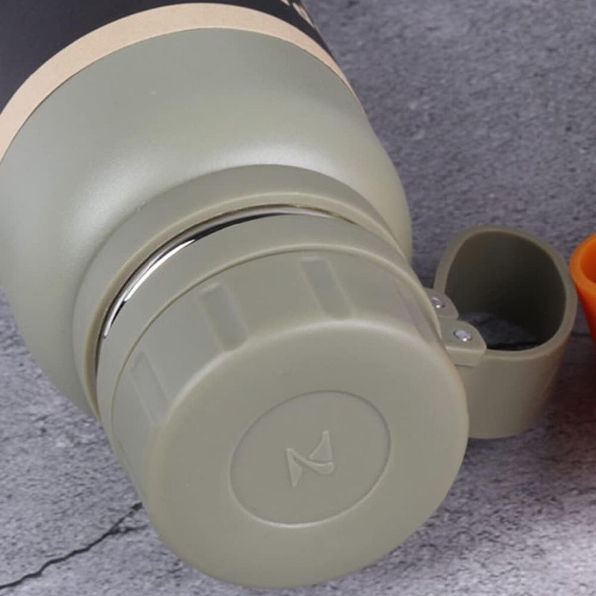 ELMEJORPRECIO - Termo Portátil Travel de 650ml De Doble Fondo Verde