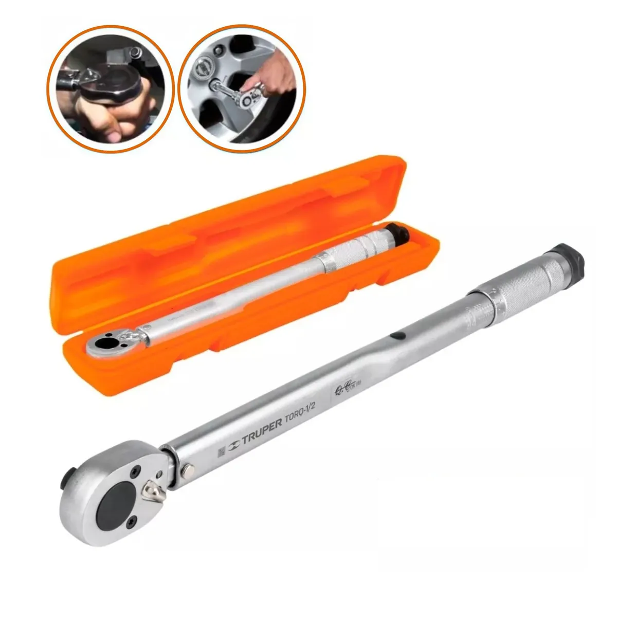 TRUPER - Torquímetro de trueno dos lecturas cuadro 12 Truper