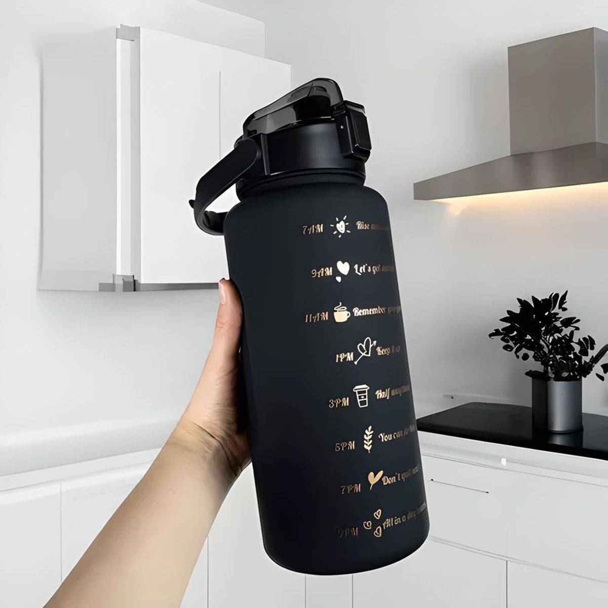 GENERICO - BOTELLA TOMATODO GYM VASO 3 PIEZAS 2000MM 900MM 330MM