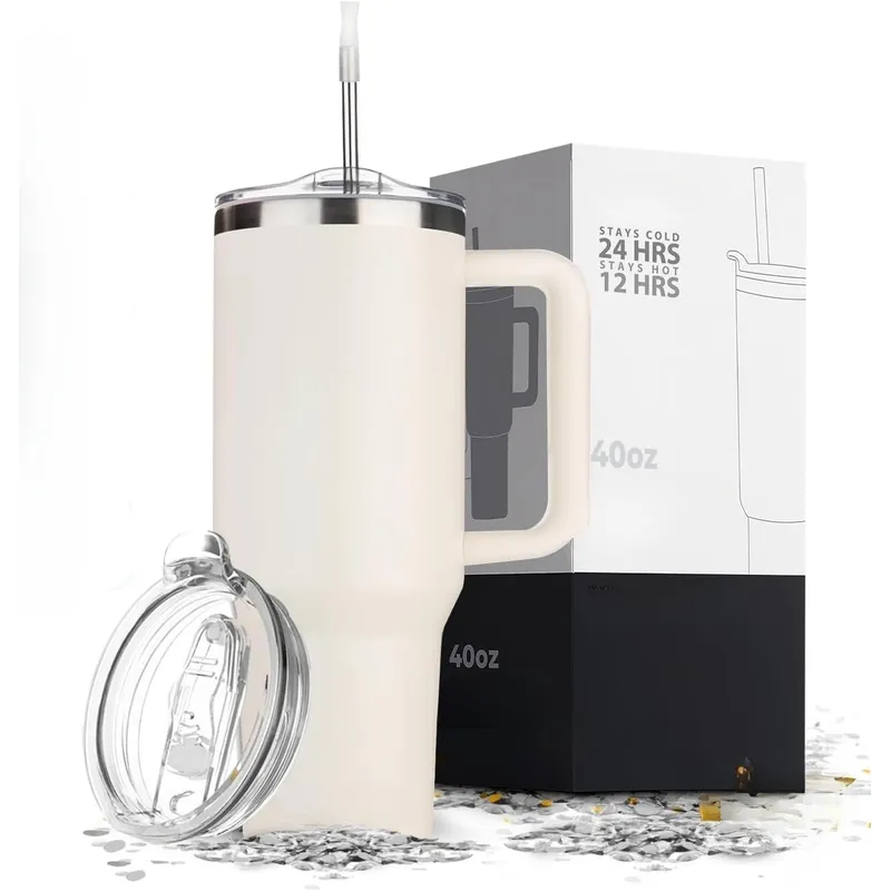 GENERICO - TERMO TAZA DE ACERO INOXIDABLE VASO TOMATODO TÉRMICO